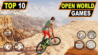 TOP 10 BEST Open World Games For Android 2021  10 Open world Games 2021 OfflineOnline [upl. by Saimon]