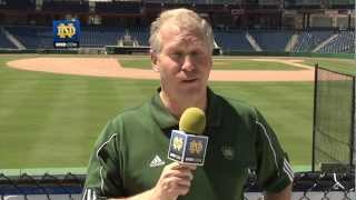 Notre Dame Baseball  Coach Aoki Previews BIG EAST Tourney [upl. by Romilda376]