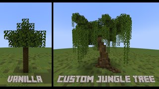 Minecraft Custom Jungle Tree Schematica download [upl. by Neerol725]