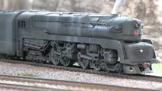 Custom Weathered BLI PRR T1 steam locomotive [upl. by Charil560]