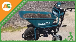 Vidéo de démo de la brouette électrique Makita DCU180 par lun de nos clients [upl. by Buffum984]