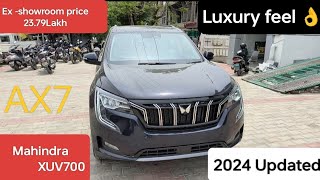 Mahindra XUV 700👌AX7 2024 2nd top model full luxury features amp review automobile xuv700 trending [upl. by Accire]