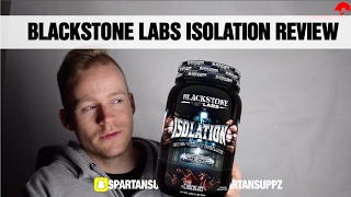 Blackstone Labs Isolation Whey Protein Isolate Supplement Review [upl. by Morton509]