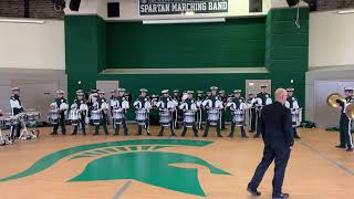 2019 MSU Drumline  1192019  Tap Accent [upl. by Eecats]