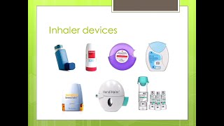 Types of Inhaler devices [upl. by Sirroned]