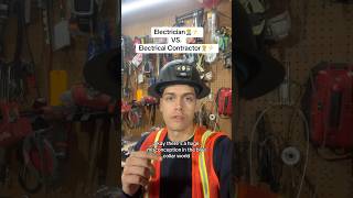 The True Difference between Electrician Vs Electrical Contractor bluecollar advice [upl. by Navannod21]