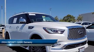 2024 INFINITI QX80 Sensory Sport Utility Roseville Sacramento Folsom Chico Yuba City [upl. by Kcinemod487]