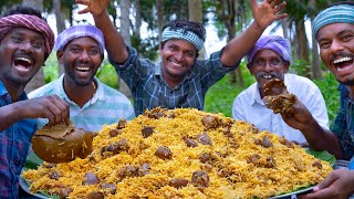 LIVER BIRYANI  Mutton Liver Biryani Cooking in Village  Biryani Recipe  Goat Liver Recipe [upl. by Miharbi184]