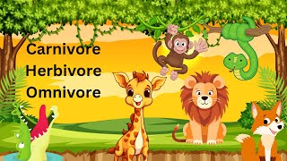 Carnivore herbivore omnivore Animals [upl. by Normie85]