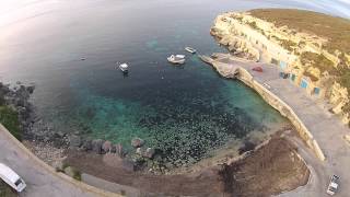 Daħlet Qorrot Gozo HD Drone 2015 [upl. by Aikemit]