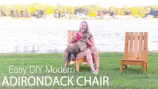 Easy DIY Modern Adirondack Chairs [upl. by Vada83]