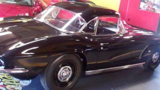 SOLD 1962 corvette Black with Big brake  Big tank  Fuelie 4 for sale by Corvette Mike com [upl. by Ipoillak243]