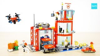 レゴ シティ 消防署 60215 ／ Light amp Sound LEGO City Fire Station 60215 UNBOXING [upl. by Fedirko]