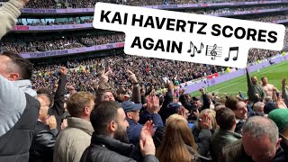 KAI HAVERTZ GOAL ⚽️ Tottenham 23 Arsenal 280424 [upl. by Annoyik]