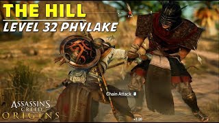 Killing The Hill  Level 32 Phylake Location amp Weapon Drop Guide  Assassins Creed Origins [upl. by Ellison]