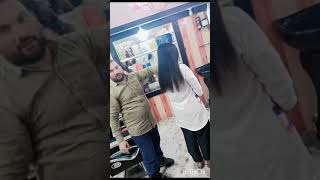 Smoothening with keratin price 2999 new look parlour my contact number 9359995200 viral video [upl. by Ivel]