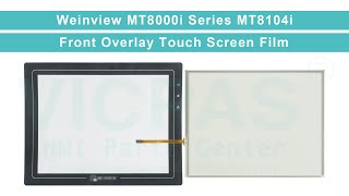 MT8104i Weinview MT8000i MMI Touch Screen Panel Protective Film Replacement [upl. by Anahtor96]