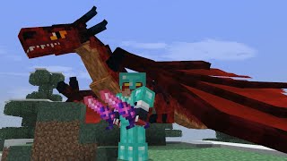 Tameable Element Wyvern Addon MCPE 120 [upl. by Leyes]