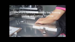 Rotary colostomy bag sealing and cutting machine [upl. by Arabella512]