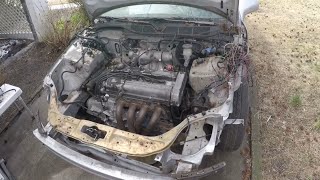 How to Ek civic B20 swap Part2 T bracket [upl. by Rivkah239]