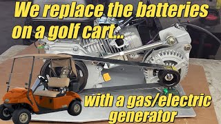 S4 E37 It works We finish and road test the gasoline  electric golf cart hybrid [upl. by Liman278]