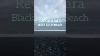 📍REYNISFJARA Black Sands Beach  Iceland 🌊 travel [upl. by Enileoj]