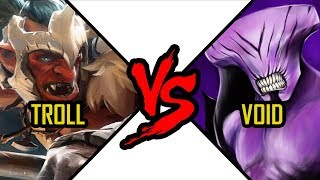 Dota 2 Troll Warlord vs Faceless Void  dota 2 battle Jahrakal vs Darkterror 11 [upl. by Iren]