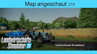 LS22  Map angeschaut 235  Vulkaninsel erweitert  Konsolen deutsch [upl. by Procora]