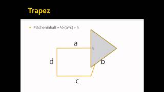 Flächeninhalt von einem Trapez berechnen [upl. by Shaina]