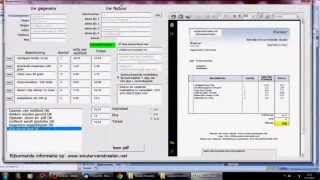 Met Excel facturen maken  Make invoices with Excel [upl. by Jordon]