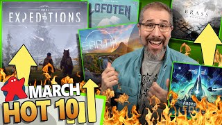 Top 10 Hottest Board Games of the Month amp WHY [upl. by Fotinas40]