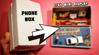 How to make mini garage diorama for Hot Wheels [upl. by Bennie]