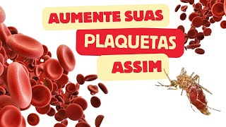 Como aumentar as PLAQUETAS em caso de DENGUE  Remédio natural caseiro acessível e barato [upl. by Campball]