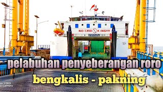 Pelabuhan penyeberangan roro bengkalis  pakning [upl. by Einna367]