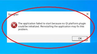 How To Fix No Qt Platform Plugin Could Be Initialized Error  This Application Failed To Start [upl. by Skeie]