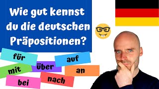 Verben  Präpositionen  A2 B1 B2  Learn German  Deutsch lernen [upl. by Ecahc]