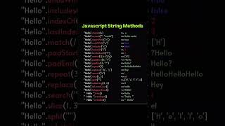 Javascript String Method trending codeingshortviralshortsvideo code javascriptstringsmethod [upl. by Reave953]