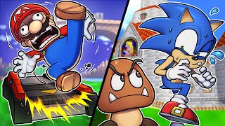 I Made Mario And Sonic Swap Games To See Whos Better [upl. by Lladnek]