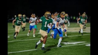 Lumen Christi vs Ida  HS Football District Championship Highlights  JTV Sports [upl. by Neelhtac]