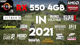 RX 550 4GB Test in 20 Games in 2021 [upl. by Lourie471]