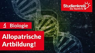 Allopatrische Artbildung  Biologie verstehen mit dem Studienkreis [upl. by Cope868]