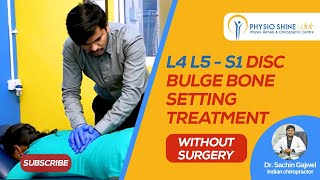 Chiropractic Treatment in India II Disc Bulge II DrSachin gajwel II Call 8309199733 [upl. by Janenna755]