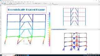 Eccentrically Braced Frame in SAP2000 [upl. by Wack]