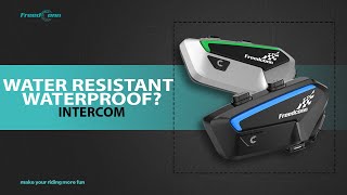 Freedconn Intercoms WATER RESISTANT VS WATERPROOF [upl. by Nehte]