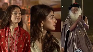 Tamannaah and Pooja Hegde Visuals  MahaShivRatri2024  Isha Yoga Center  Sadhguru [upl. by Elleoj]