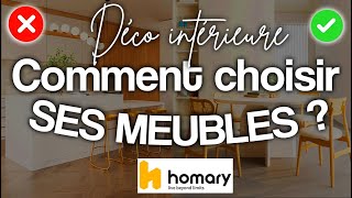 COMMENT CHOISIR SES MEUBLES  GUIDE COMPLET [upl. by Noami26]