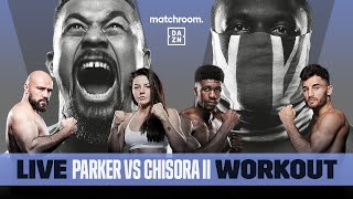 Joseph Parker vs Derek Chisora 2 amp Undercard Media Workout [upl. by Furiya406]