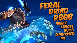 Feral Druid PvP RBGB The War Winthin Gameplay Single Target And AoE Build [upl. by Beeson]