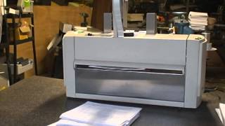 Pitney Bowes W350 Tabbing Machine [upl. by Nnaegroeg]