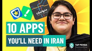 10 Apps youll NEED in IRAN [upl. by Ahsead]